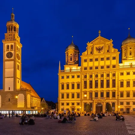 Gemütliche Oase In Der Innenstadt, Zwei Minuten Zum Rathaus Apartamento Augsburgo